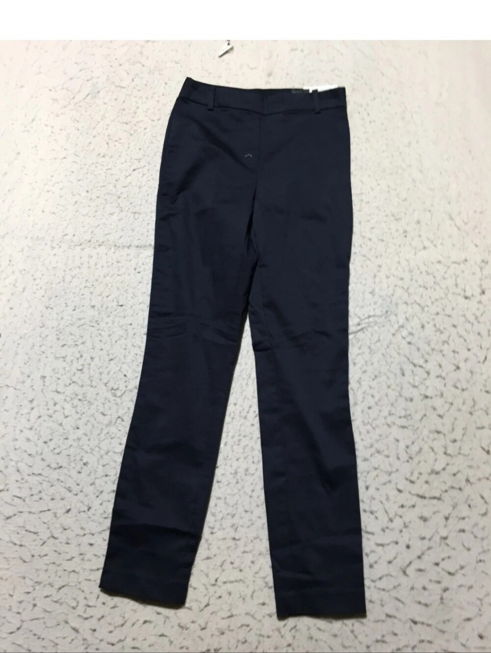 H&M Dark Navy Blue Pull On Stretch Slacks Pants Size 2